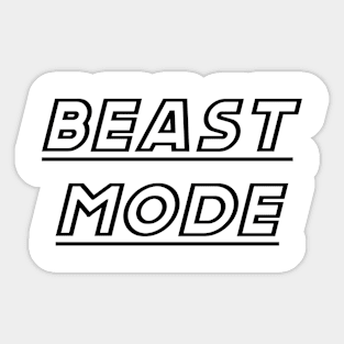 Beast mode Sticker